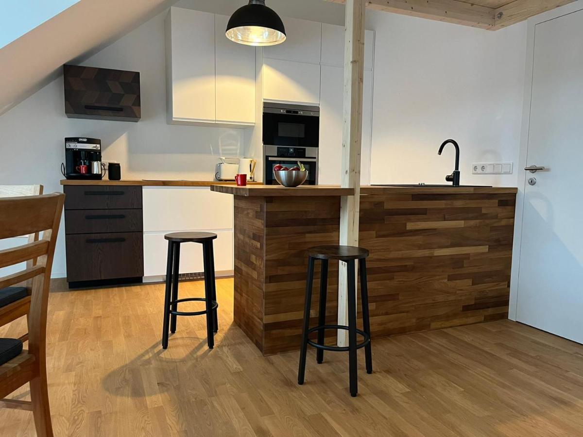 Traumhafte neue Dachterrassenwohnung am Soyener See Exterior foto