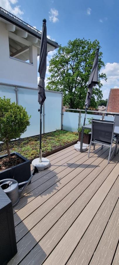 Traumhafte neue Dachterrassenwohnung am Soyener See Exterior foto